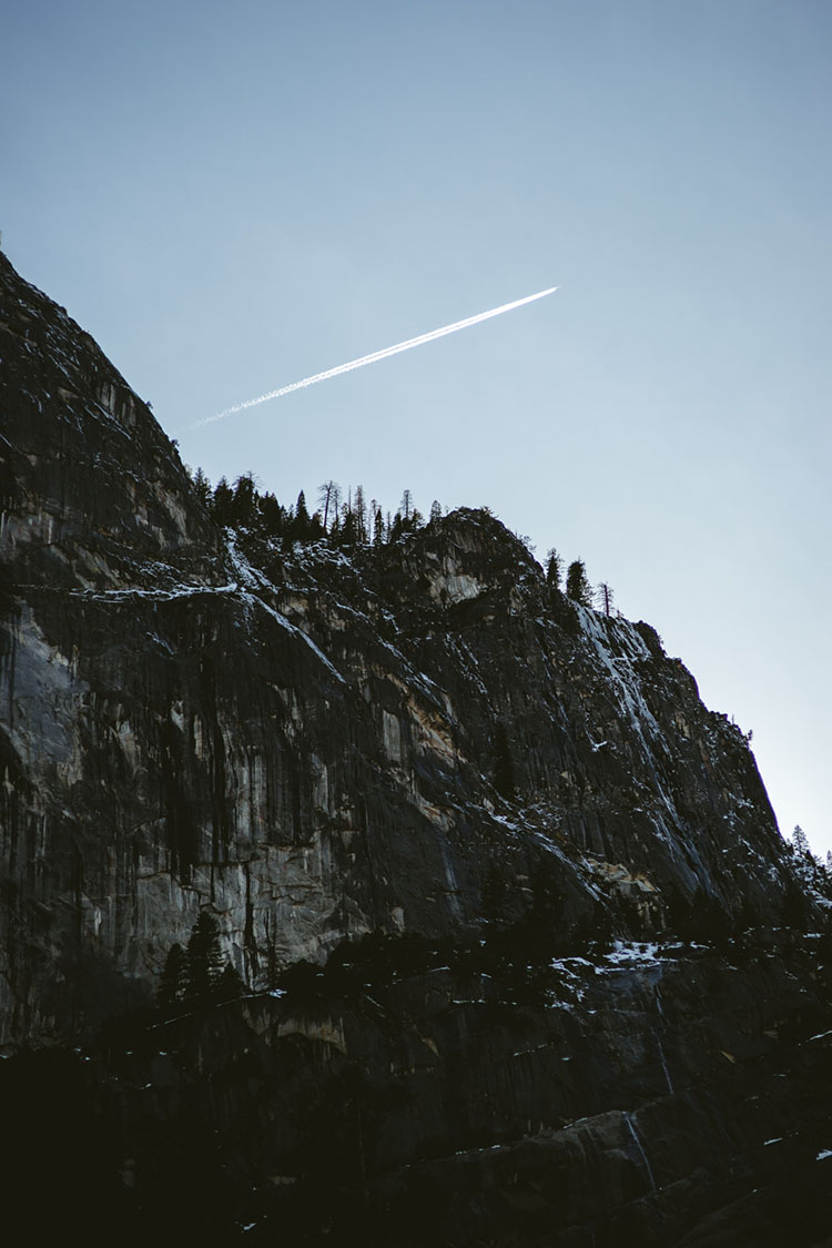 Mountainside in Yosemite National Park