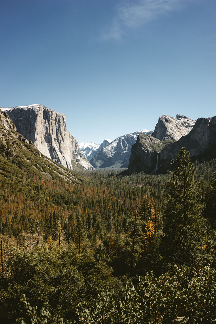 Yosemite National Park from Tunnel View